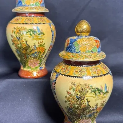 Satsuma Style Ginger Jars 