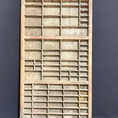 Vintage Printers Tray