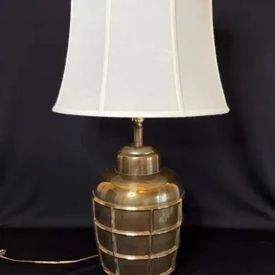 Large Brass Lamp -2