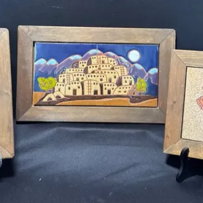 Navajo Painted Tiles 