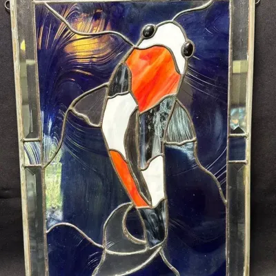 Koi Carp Stained Glass