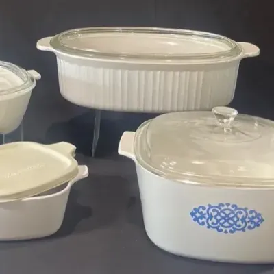 Five Piece Corning Ware Set
