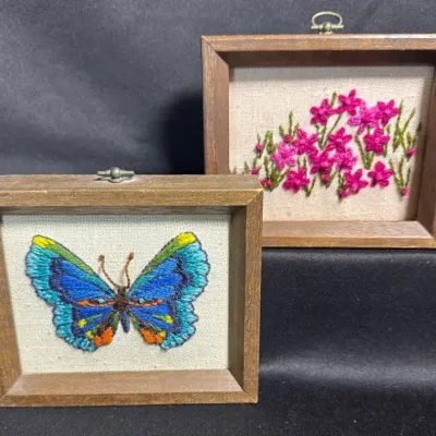 Embroidered Small Wall Art 