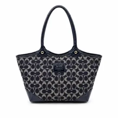Sale Photo Thumbnail #14: Lot 14  
Coach Bleecker Signature Denim Tote Bag