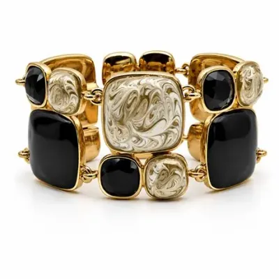 Sale Photo Thumbnail #27: Lot 27   
Kate Spade New York "Cobblestone" Enamel Bracelet