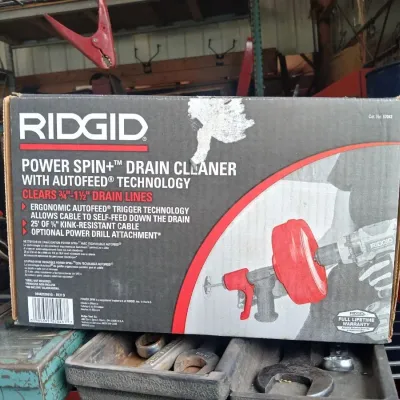 Sale Photo Thumbnail #79: Ridgid Power Spin Drain Cleaner 