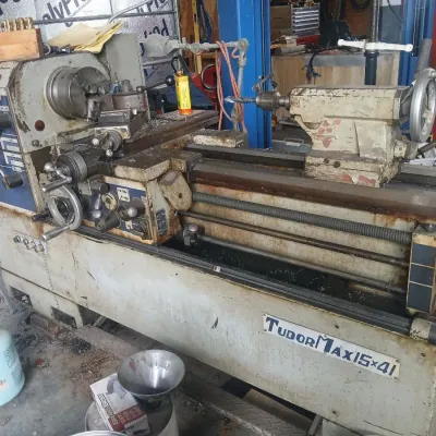 Sale Photo Thumbnail #35:  TUDA Model TudorMax 15X41 Precision Tool Room Engine Lathe