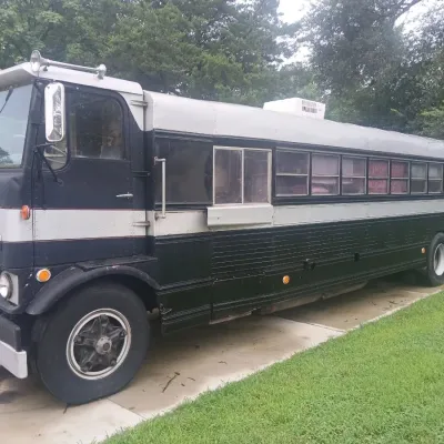 Sale Photo Thumbnail #43: Vintage 1948 Gillig bus converted to a motor home