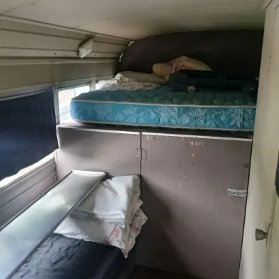 Sale Photo Thumbnail #54: Vintage 1948 Gillig bus converted to a motor home