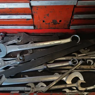 Sale Photo Thumbnail #106: Craftsman and Stanley wrenches