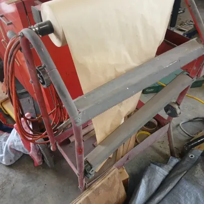 Sale Photo Thumbnail #119: red mobile masking paper machine 