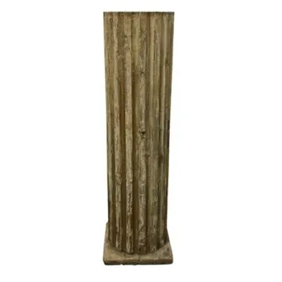 Sale Photo Thumbnail #199: 19th C. Carved Wood Column Pedestal, in the Style of Louis XVI