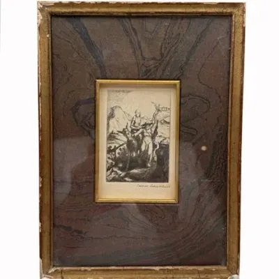 Sale Photo Thumbnail #97: Carl M. Schultheiss (1885–1961) — "The Flight into Egypt," Original Etching