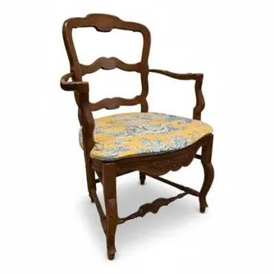 Sale Photo Thumbnail #76: French Provençal Oak Arm Chair