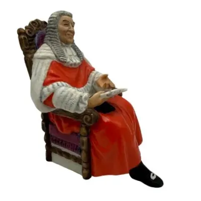 Sale Photo Thumbnail #205: Royal Doulton "The Judge" Figurine HN2443, Seated