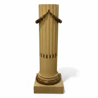 Sale Photo Thumbnail #198: Louis XVI Style 19th C Carved Golden Wood Column