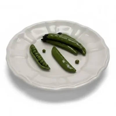 Sale Photo Thumbnail #142: Este Ceramiche Trompe l'Oeil Bean Plate, Italian Majolica, 1960s-1970s