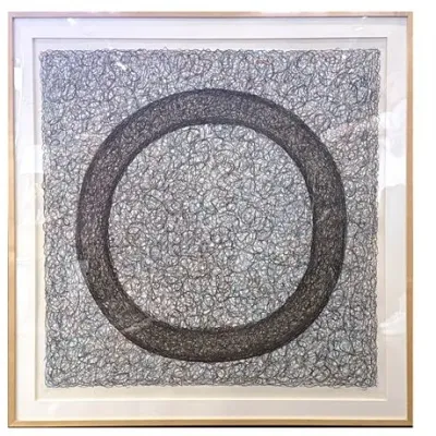 Sale Photo Thumbnail #213: Meredy Hamilton, The Heart Aroused, 2013, Oil Pastel On Paper