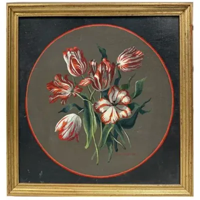 Sale Photo Thumbnail #56: Paul Crosthwaite (American 1911 - 1981), Tulips