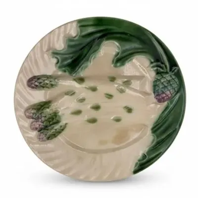 Sale Photo Thumbnail #131: Antique French Majolica Asparagus Plate