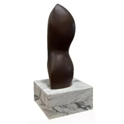 Sale Photo Thumbnail #197: Mid-Century Abstract Wood Sculpture, Unsigned