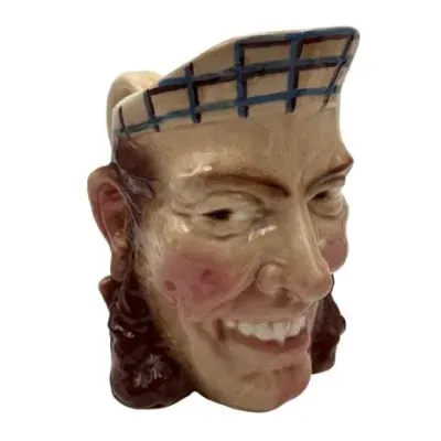 Sale Photo Thumbnail #206: Lot 251   
French Majolica, "L'Écossais" (The Scotsman), Sarreguemines Pottery