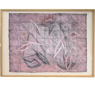 Sale Photo Thumbnail #25: Lot 026   
Sun-Hee Kwon (B. 1947) "First Frost", Acrylic on Paper