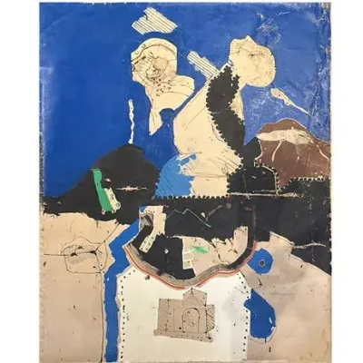 Sale Photo Thumbnail #202: Miguel Condé, Mid Century Abstract, Oil on Canvas