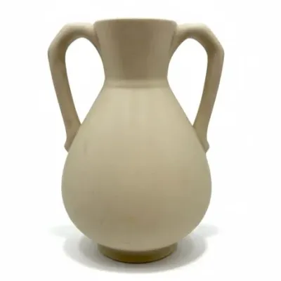 Sale Photo Thumbnail #154: 1937 Rookwood Pottery "S" Mold Double Handle Vase