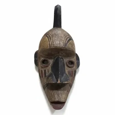 Sale Photo Thumbnail #184: African Tribal Carved Wood Face Mask