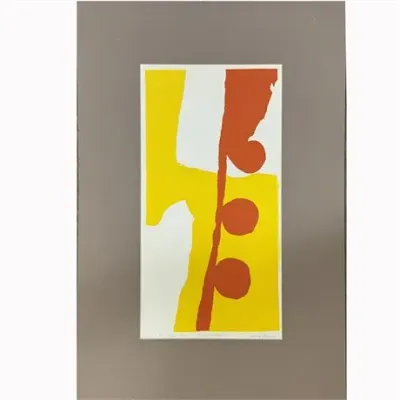 Sale Photo Thumbnail #188: GregoryFuss, "High Note" Silk Screen 1969