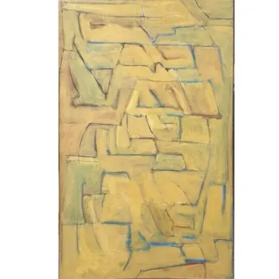 Sale Photo Thumbnail #150: William C. Drescher, Abstract, Oil on Canvas