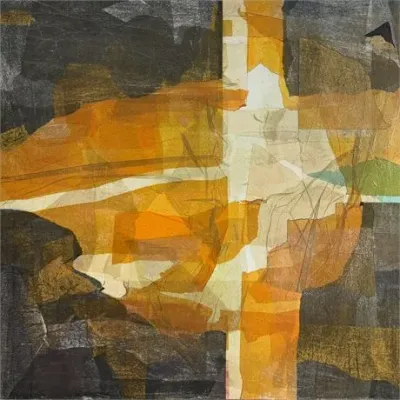 Sale Photo Thumbnail #16: Lot 016   
Mid Century, Mixed Media Composition