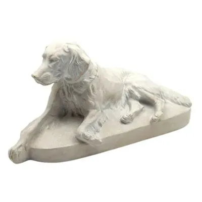 Sale Photo Thumbnail #98: Decorator Resting English Setter Dog Sculpture