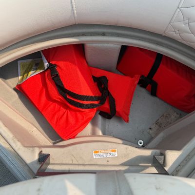 Sale Photo Thumbnail #29: 1-MUST SEE!! - 2020 Manitou Encore Pontoon - Tritoon
23’ Long!!
Comes with trailer and cover!!
VERY LOW HOURS AND MILES!!
73 Hours and 423 miles!!
Mechanical Canopy!!
KICKER Sound System!!
GARMIN Display!!
Tritoon!!
250 HP Fourstroke Suzuki Motor!!
Inte