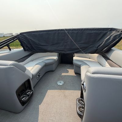 Sale Photo Thumbnail #59: 1-MUST SEE!! - 2020 Manitou Encore Pontoon - Tritoon
23’ Long!!
Comes with trailer and cover!!
VERY LOW HOURS AND MILES!!
73 Hours and 423 miles!!
Mechanical Canopy!!
KICKER Sound System!!
GARMIN Display!!
Tritoon!!
250 HP Fourstroke Suzuki Motor!!
Inte