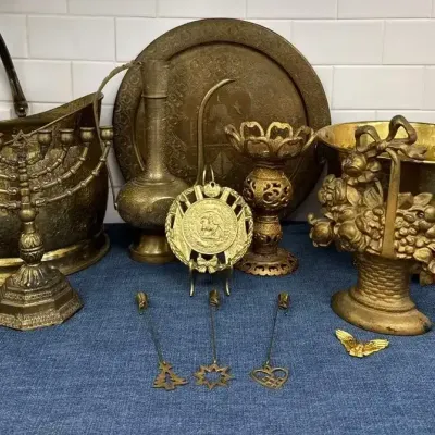 Brass & Gold Tone Decor