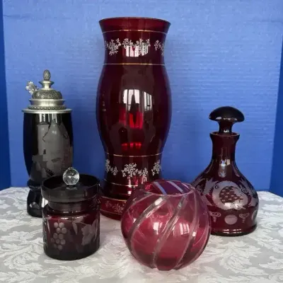 Ruby Glass  Collection
