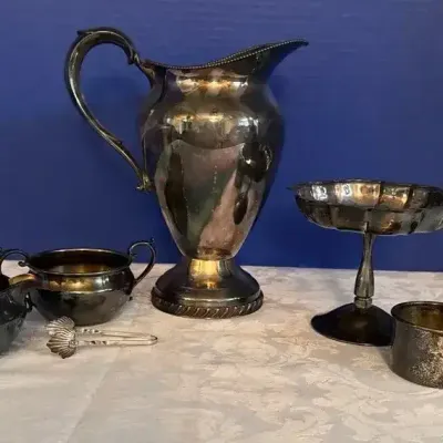Silver Plated Service Pieces #2