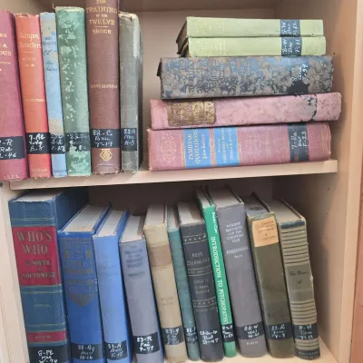 Variety Of Vintage Books Including Works.of Tennyson And Robert Browning