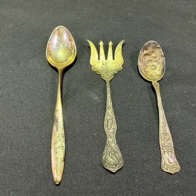 The Pieces Of Antiques Sterling Silverware 