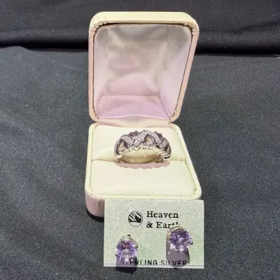 Sterling Silver Amethyst Jewelry 