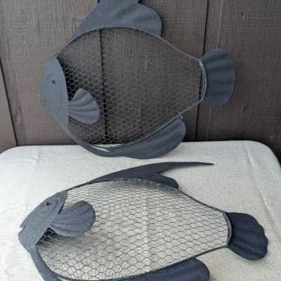 Metal Fish Wall Art
