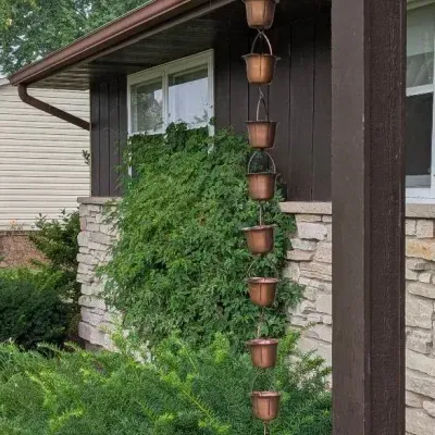 Copper Rain Chain