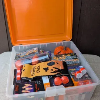 Halloween Tote and Goodies