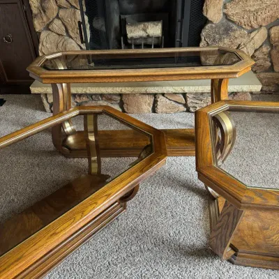 Oak Table Trio