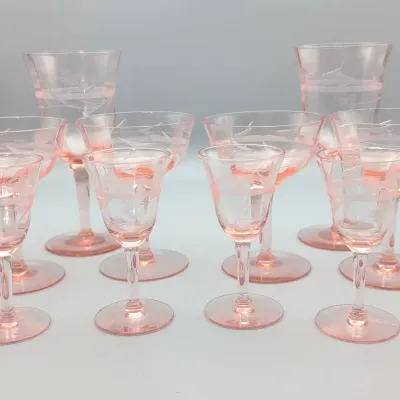 Pink Depression Glass