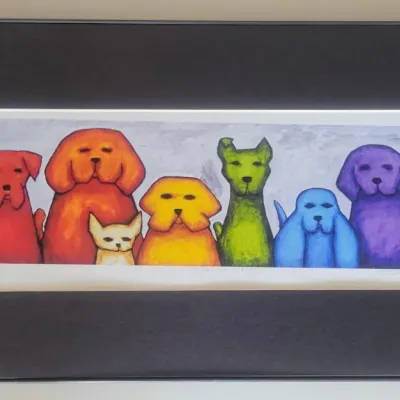 Tim Shanely "Gangster Dogs" Art Print