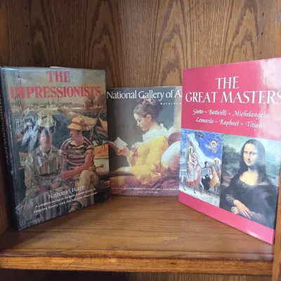 Sale Photo Thumbnail #39: Classic Art Masters Coffee Table Books – Impressionists, National Gallery & Great Masters