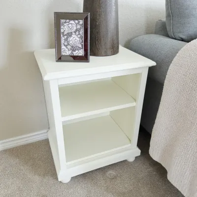 Sale Photo Thumbnail #9: Pottery Barn Kids Catalina Nightstand / End Table – White - Furniture
